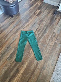 Green High-Waist Athletic Leggings