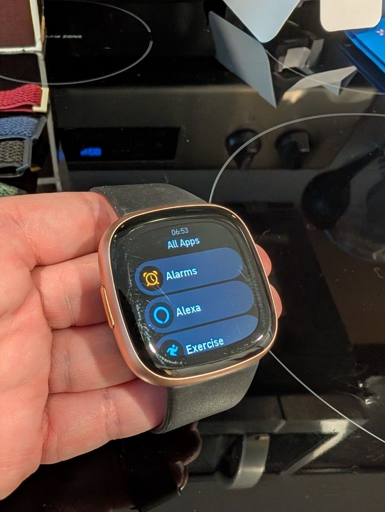 Rose Gold Fitbit Versa 4