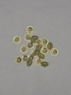 22 Pack 1/4" Pin Length Gold Tubular Rivets Leather Craft Hardware