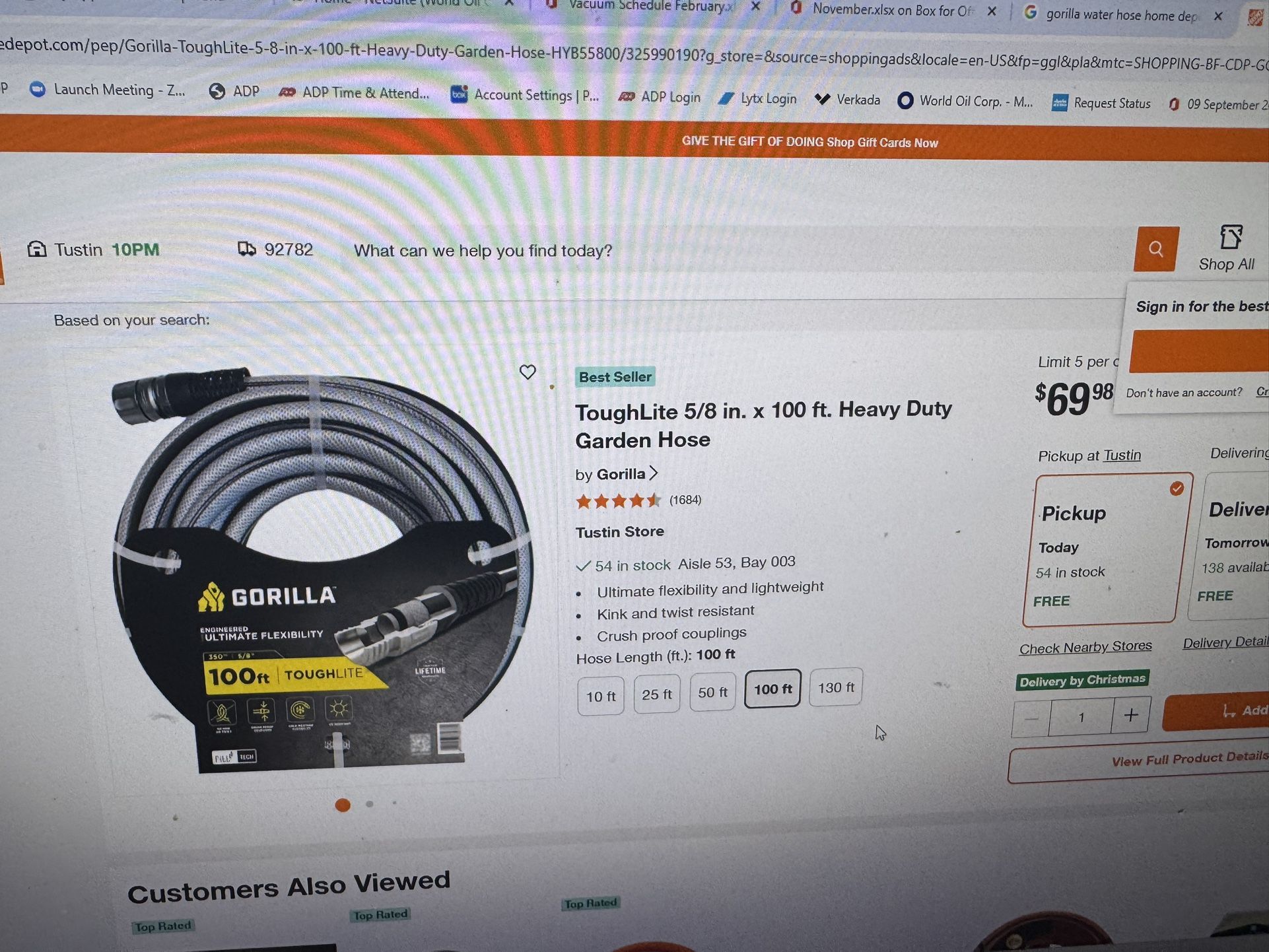 Brand New Water Hose