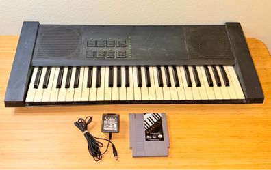 NINTENDO 1990 NES MIRACLE Piano Teaching System TESTED WORKS GREAT.
