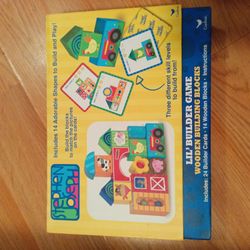 Little Builder Game Wooden Building Blocks