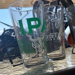 Stone IPA Beer Glass Set Of Three