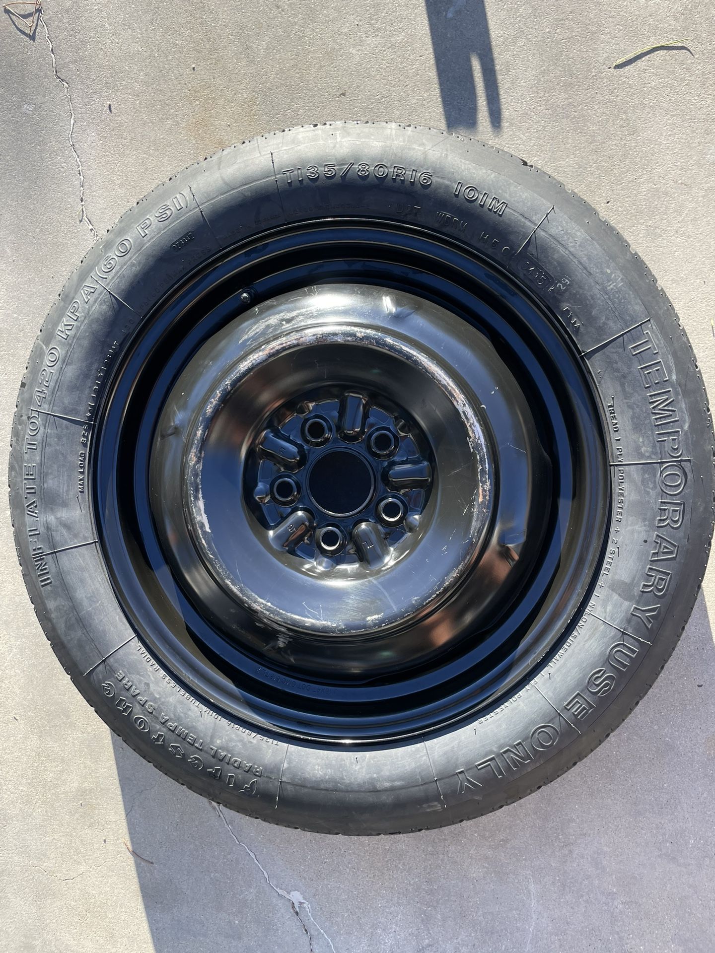 Spare Tire 2003-2019 Toyota Corolla 