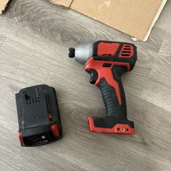 Milwaukee Impact Driver & Battery No Charger 