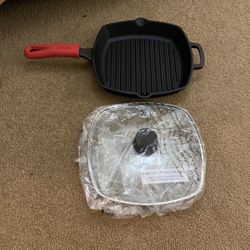 Cast Iron Square Grill Pan