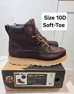 Irish Setter Ashby Work Boot Size 10D Soft-Toe