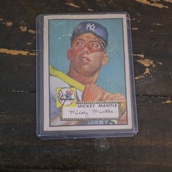 1952 Mickey Mantal #311 reprint