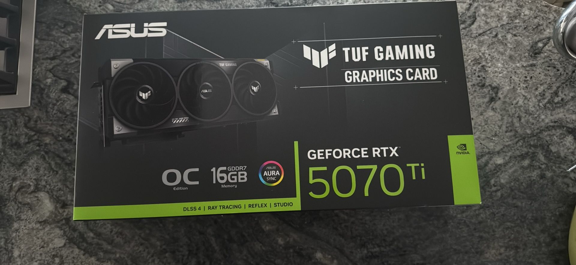 ASUS NVIDIA GeForce RTX 5070 Ti TUF Gaming Overclocked Triple Fan