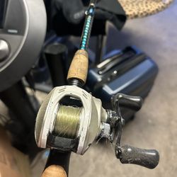 Baitcaster And Ugly Stik Pole Combo.  
