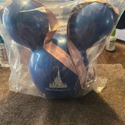 Walt Disney 50th Anniversary New In Package Popcorn Bucket Mickey Head