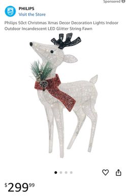 Phillips Deer Set Christmas Decor Outdoor With Lights