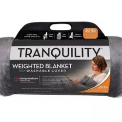 48"x72" 20lbs Temperature Balancing Weighted Blanket 