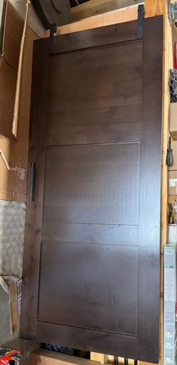 Sliding Barn Door with Premium Buster & Punch Hardware - $150