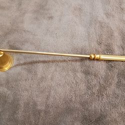 Brass plated candlestick extinguisher (or candle snuffer)
