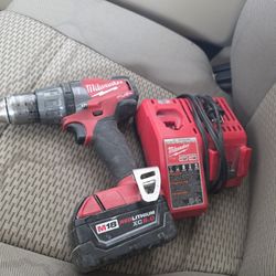 Milwaukee Commercial Grade Cordless drill  With Hammer Function