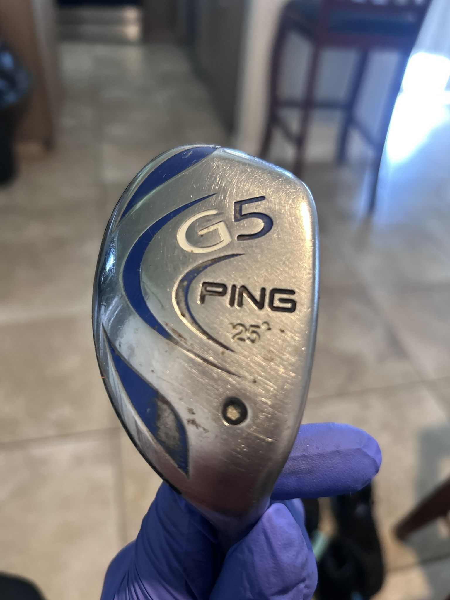 Ping G5 5 Hybrid 25* TFC100H Soft Regular Graphite Mens RH
