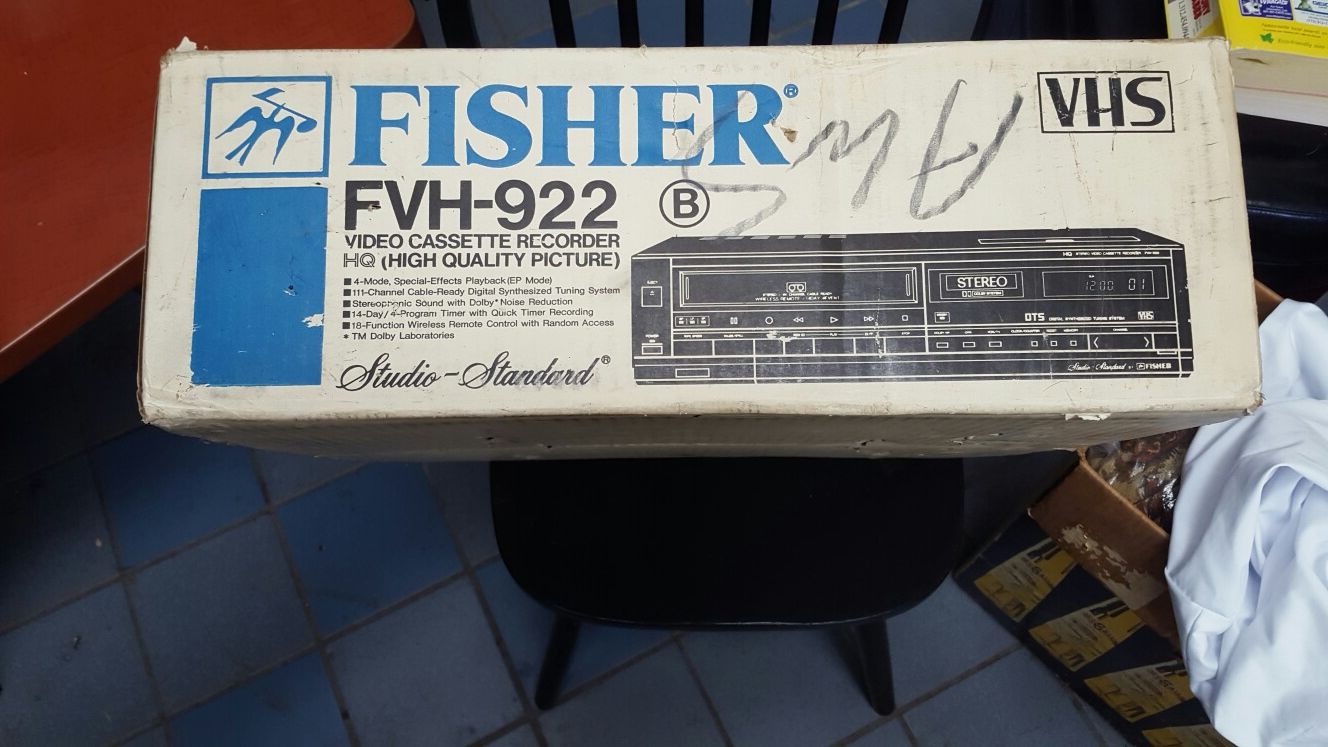 Fisher vhs fvh-922