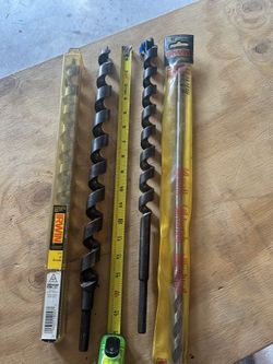 Lot Of 4 - Auger Bits