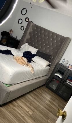 Bed frame and box spring