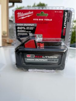 Milwaukee m18 XC6.0 battery