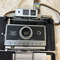 Vintage Polaroid 360 Land Camera Electronic Flash