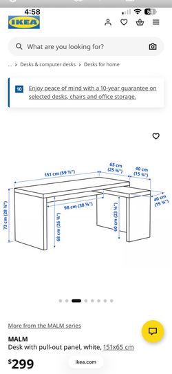 IKEA Malm desk