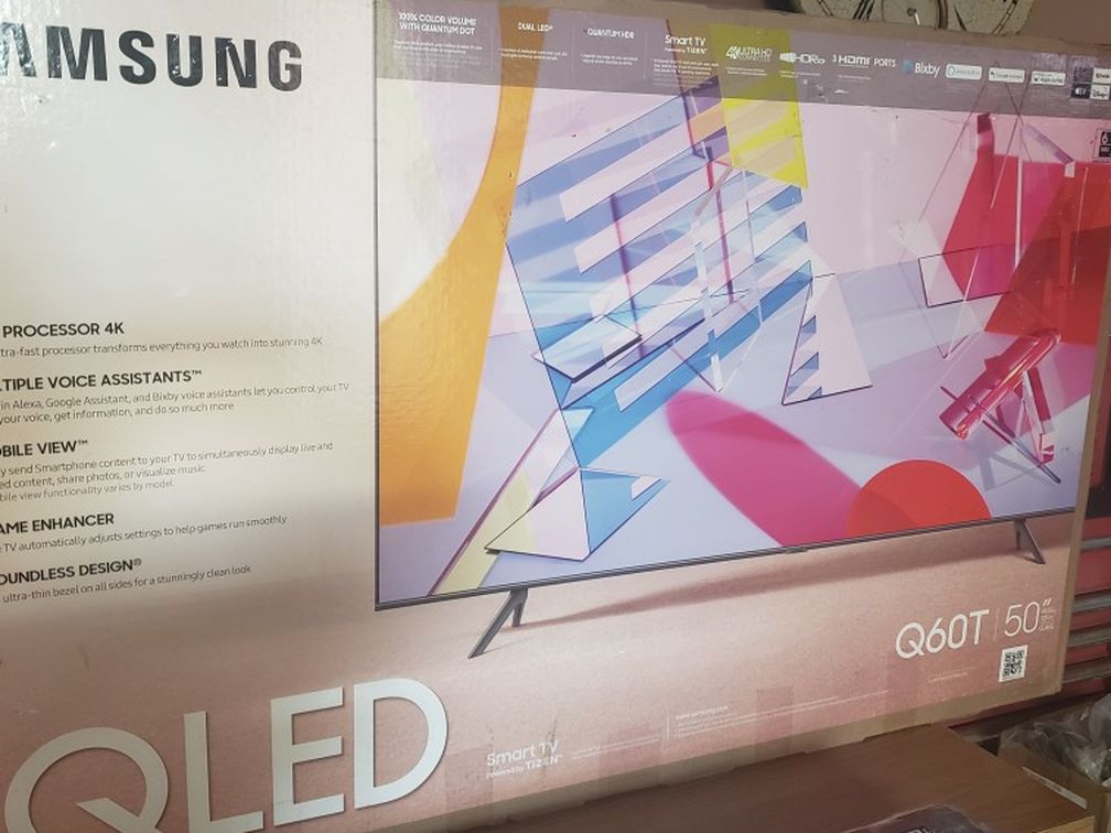 Tv Samsung 50", Q60T, 2020 Model, Cristal Display, Excellent