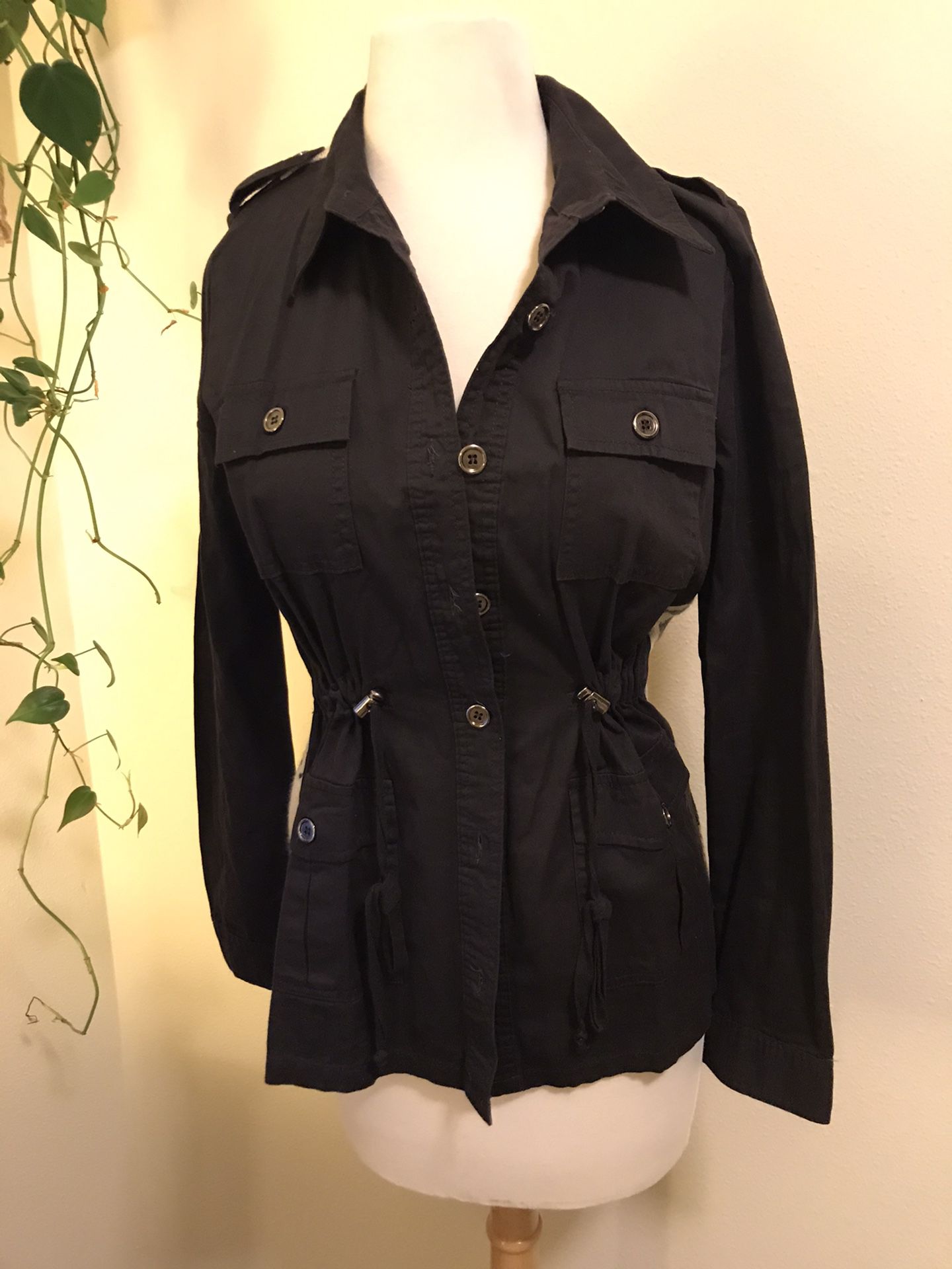 Black jacket w/ design