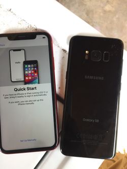 iPhone XR GALAXY 8