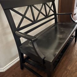 Moving sale – need to sell quickly Entryway Bench Solid Wood – Excellent Condition