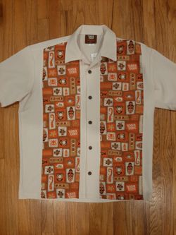 Disney Park~Polynesian Village~Trader Sam's Button Down Shirt~Men's Size S
