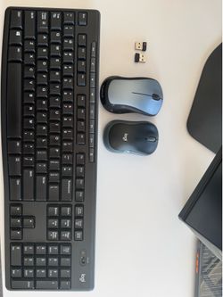 Logitech wireless keyboard and mouse bundle