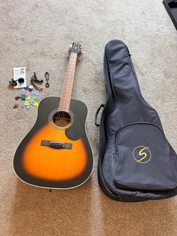 Guitar and case - Greg Barnett Design - Everything in photos