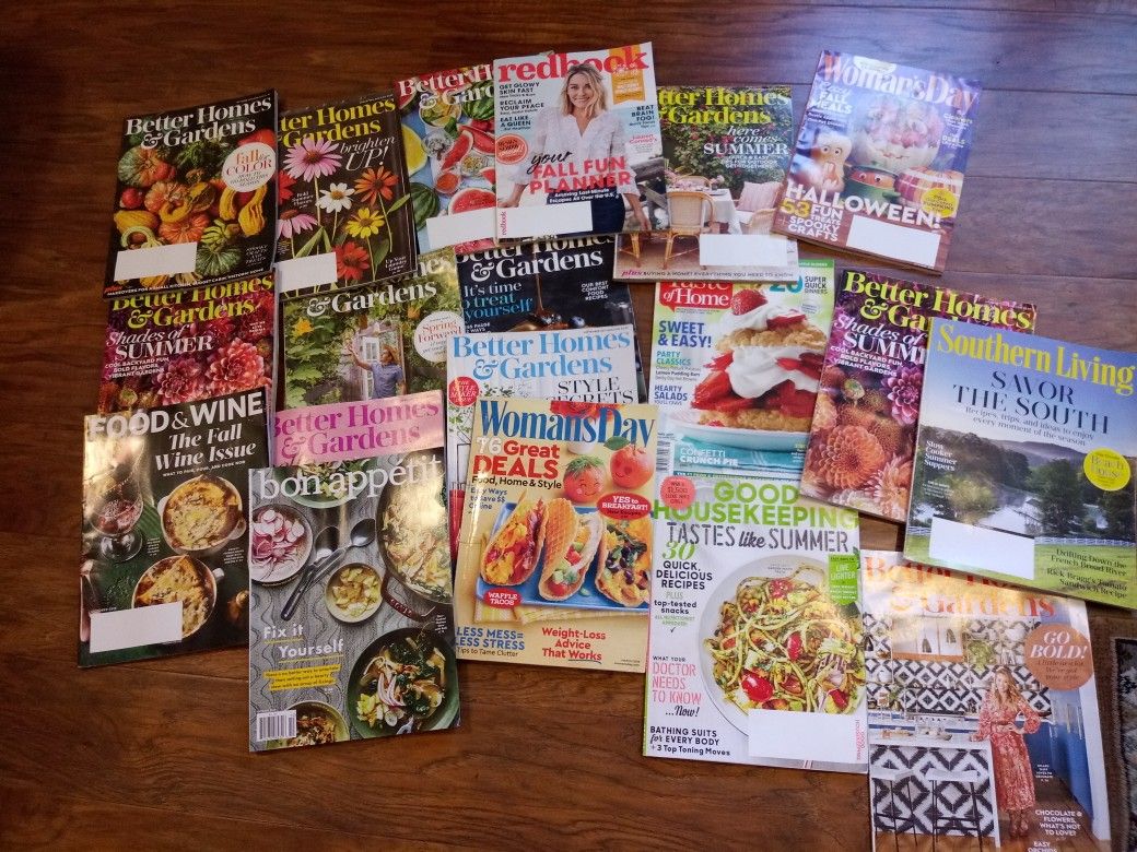 19 assorted magazines