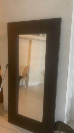 Big wood mirror