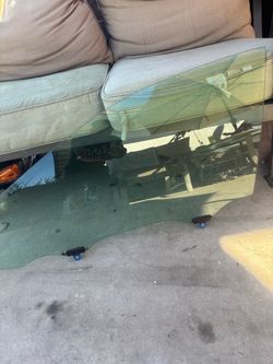 LEFT DRIVER SIDE FRONT DOOR GLASS 2019 TOYOTA CAMRY