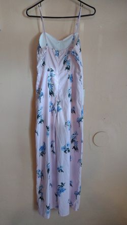 Pink dress/pants with flower prints