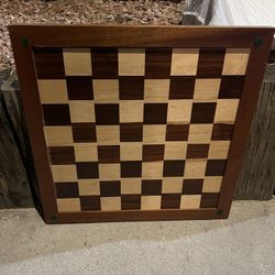 Wooden Game Board Great Shape Both Sides 