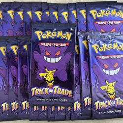 Pokémon Trick or Trade (2022) - NEW - 25 Factory Sealed Packs - 3 cards per pack