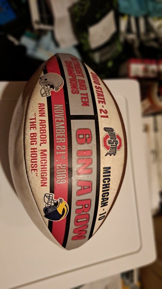 Signed Jim Tressel Ohio State Football