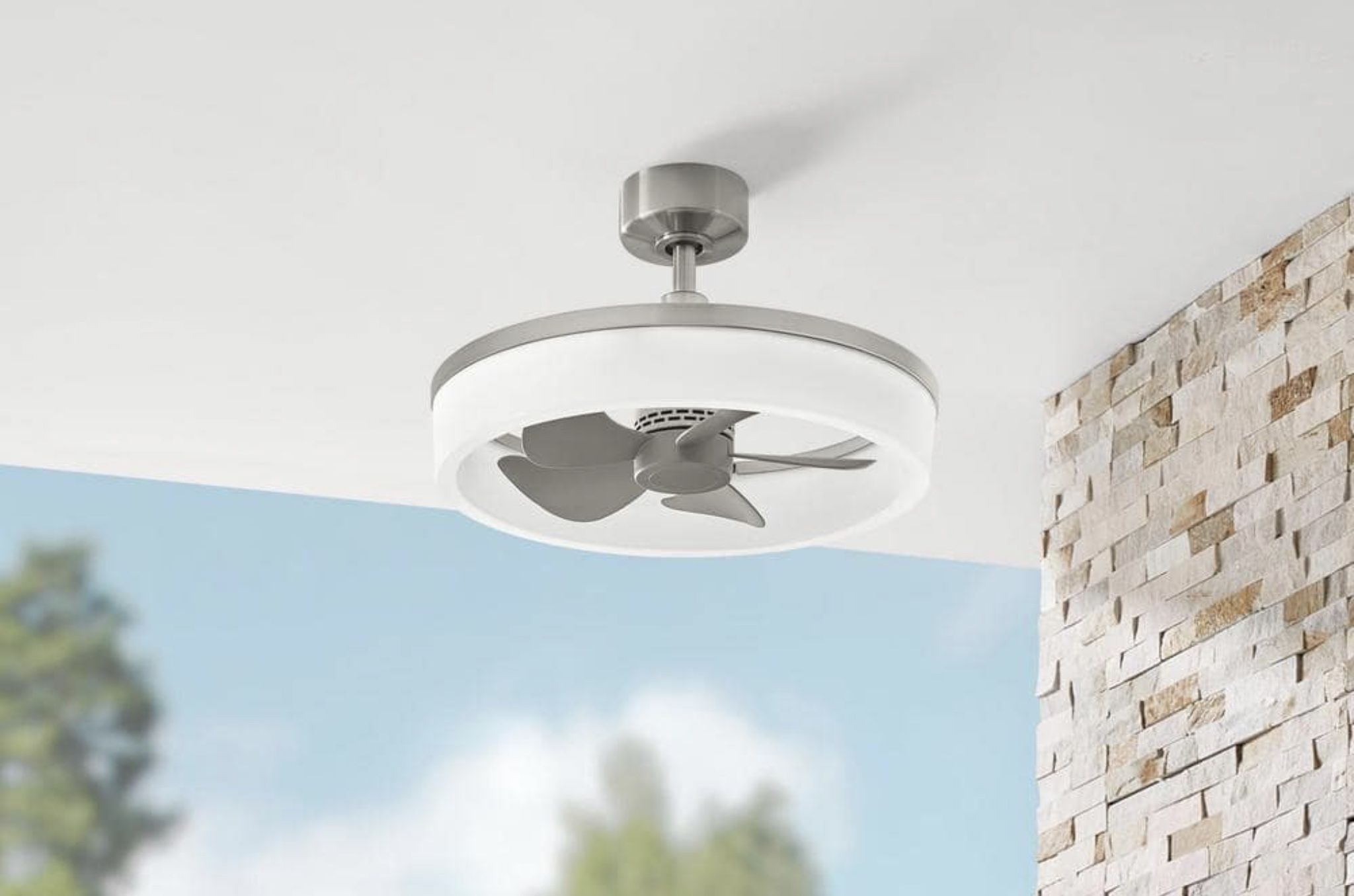 Home Decorators Collection Dialstone 23 in. Integrated CCT LED Indoor