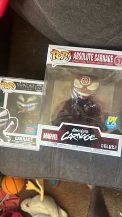 Two carnage Funko pops !