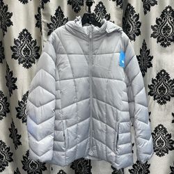 ADULT Grey Winter Snow Puffer Jacket 