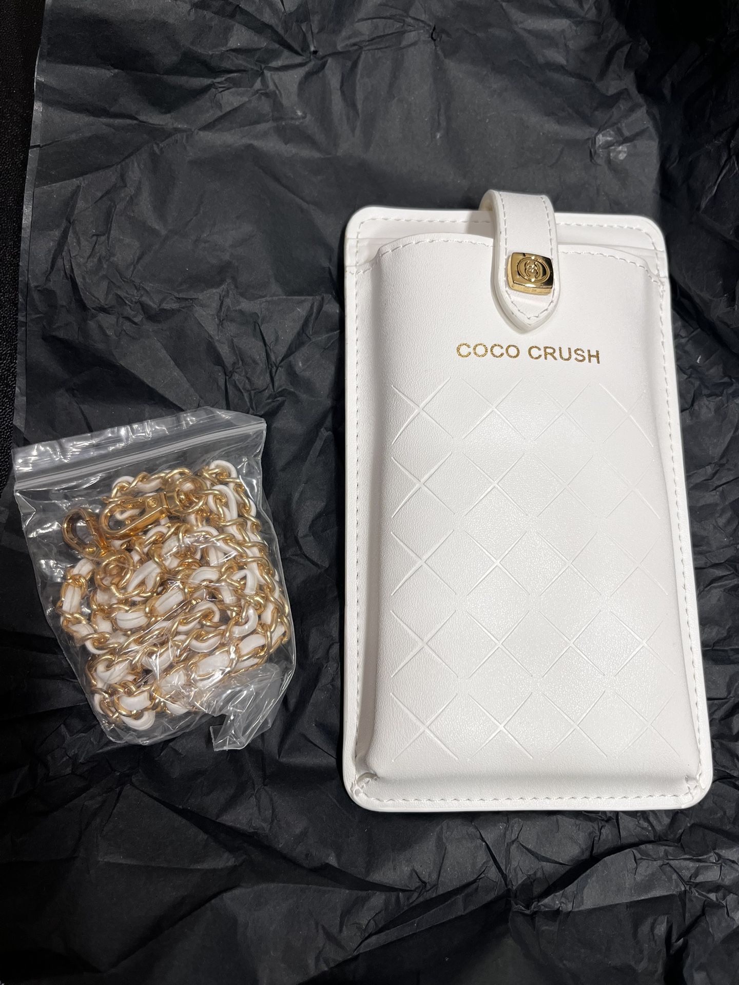 Chanel Crush Crossbody Crush Phone Purse Gwp White