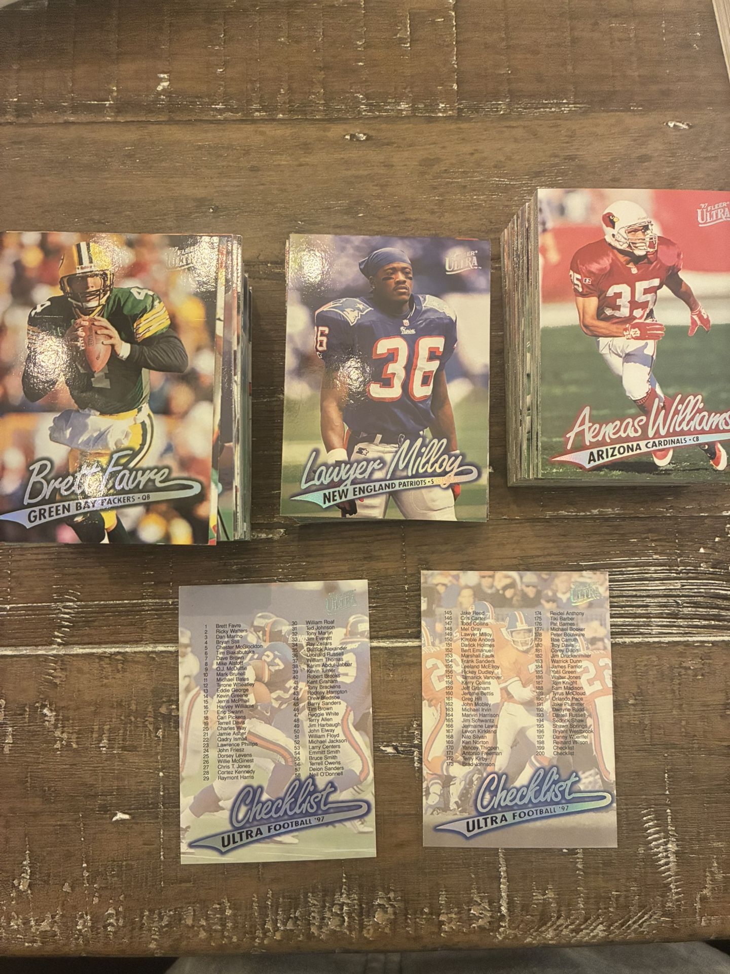 1997 Fleer Ultra Footbal Complete Set