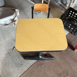 Old Refinished School Desk