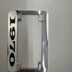 Motorcycle License Plate Frame 