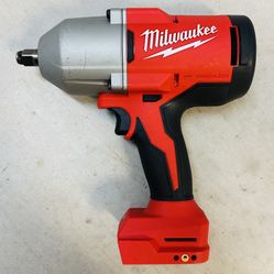 Milwaukee M18 18-Volt Lithium-Ion Brushless 1/2 in. High Torque Impact Wrench with Friction Ring (Tool-Only)