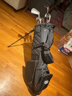 Golf Bag + Clubs (no driver/putter)
